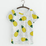 Pineapple Pattern T-shirt