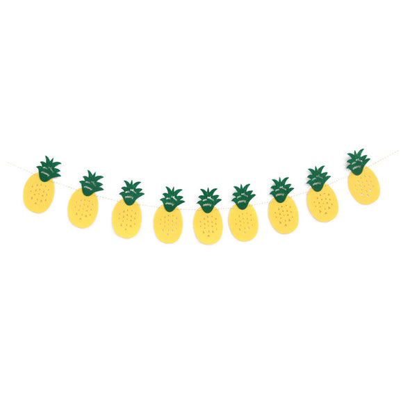 1Set Pineapple Bunting Banner
