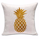 Pineapple Cotton Pillow Cover