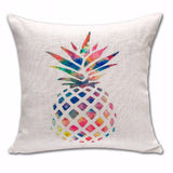 Pineapple Cotton Pillow Cover