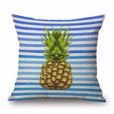 Pineapple Cotton Pillow Cover
