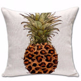 Pineapple Cotton Pillow Cover