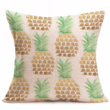 Pineapple Cotton Pillow Cover