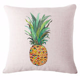 Pineapple Cotton Pillow Cover